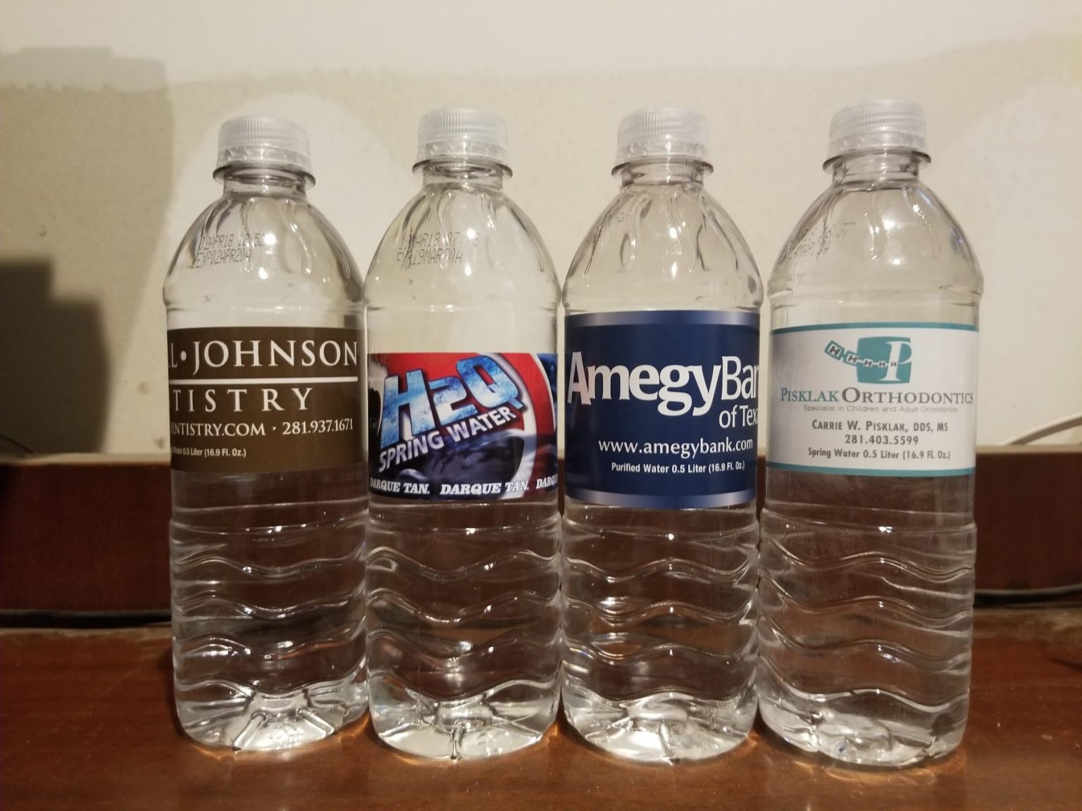 Custom Logo Water Bottles - Texas Office Coffee